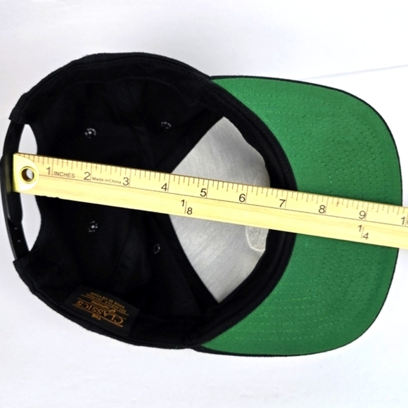 TAYLOR SWIFF REP Reputation Tour Flat Bill Hat Black Snap Back Wool Blend Swifty - Picture 11 of 11